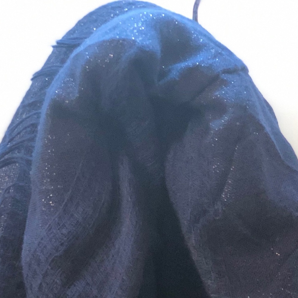 Beautiful Navy Sparkle LOFT Infinity Scarf - Picture 6 of 6